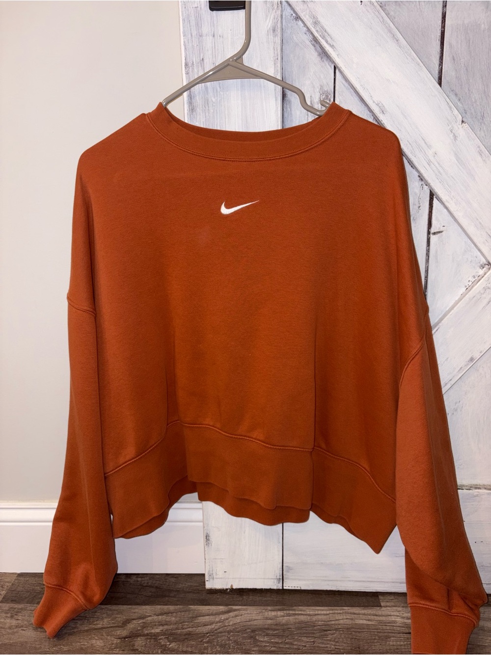 Nike Women's Burnt Orange Pullover Sweatshirt